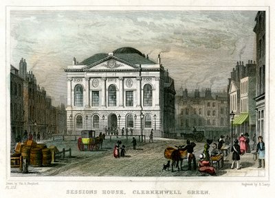 Sessions House, Clerkenwell Green, Islington, London, 1831. alkotó: S. Lacey