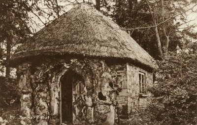 Edward Jenner nádfedeles kunyhója, Berkeley, Gloucestershire, XX. század. alkotó: S Pead