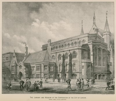 A londoni City Corporation könyvtára és múzeuma; Városház alkotó: S. Rosenthal