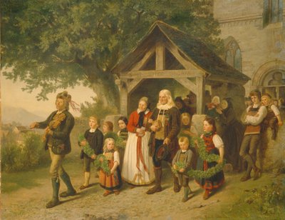 Az aranylakodalom, 1857 alkotó: Salentin