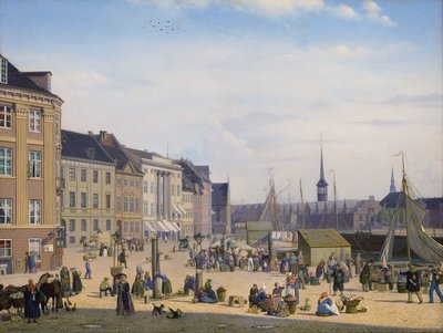 Hojbro Plads, egy piactér Koppenhágában alkotó: Sally Henriques