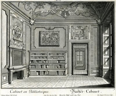 könyves szekrény alkotó: Salomon Kleiner