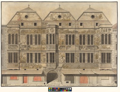 A Hasenhaus a Kärntner Straßén alkotó: Salomon Kleiner