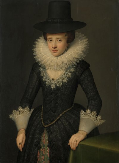 Anna Boudaen Courten (1599-1622) portréja alkotó: Salomon Mesdach (attributed to)
