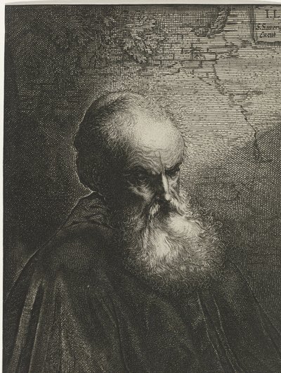 Egy szakállas öregember portréja alkotó: Salomon Savery