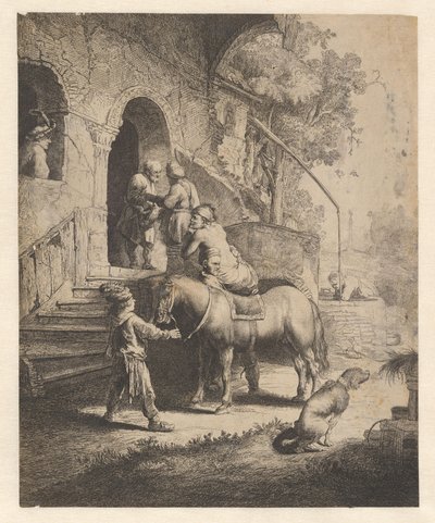 Az irgalmas szamaritánus alkotó: Salomon Savery