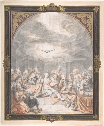 Pünkösd, a 17. század eleje-közepe. alkotó: Salomon de Bray