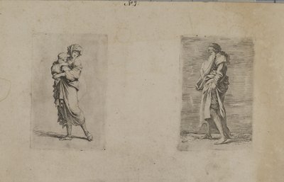 (figura sorozat) Nő, aki babát tart alkotó: Salvator Rosa