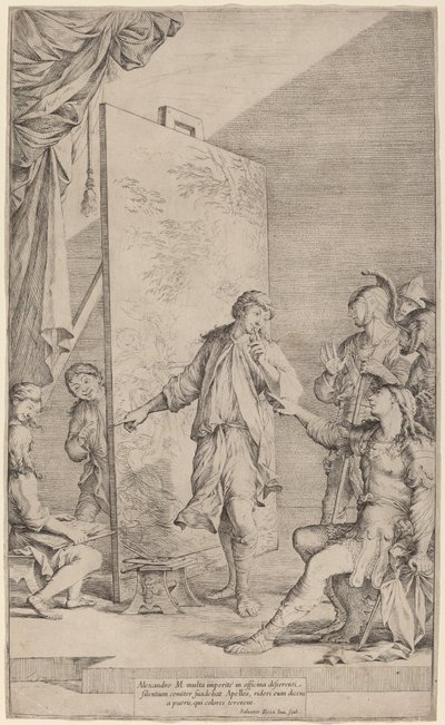 Sándor az Apelles Stúdióban alkotó: Salvator Rosa