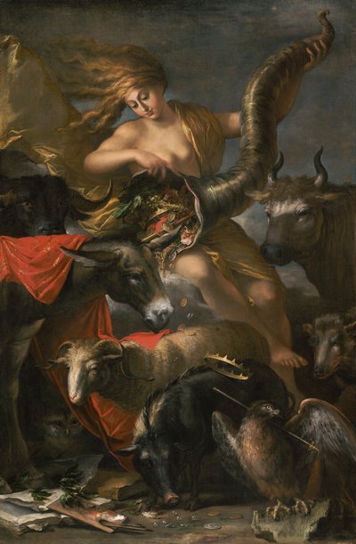 Szerencse allegóriája, 1658-1659 körül alkotó: Salvator Rosa