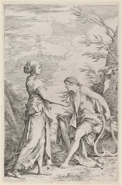 Apollón és a Kumai Szibilla alkotó: Salvator Rosa