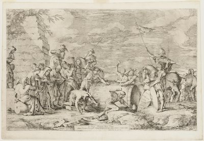 Atilius Regulus halála alkotó: Salvator Rosa