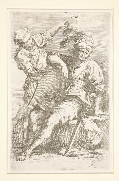Változatos figura (lakosztály) alkotó: Salvator Rosa