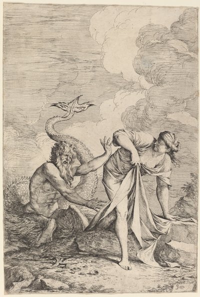 Glaucus és Scylla alkotó: Salvator Rosa