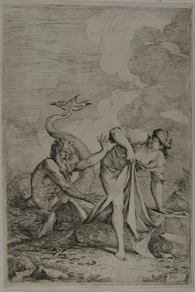 Glaucus és Scylla alkotó: Salvator Rosa