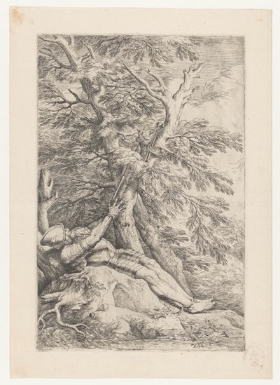 Malevali Szent Vilmos alkotó: Salvator Rosa