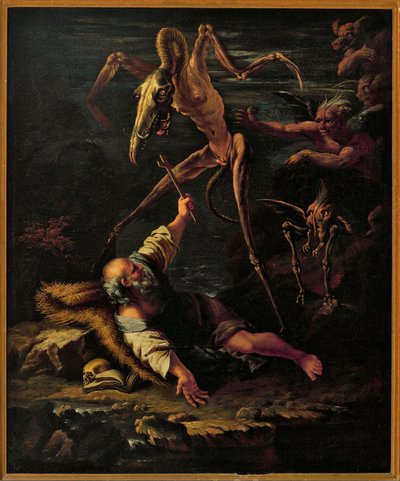Olaszország, Coldirodi, Szent Antal megkísértései alkotó: Salvator Rosa