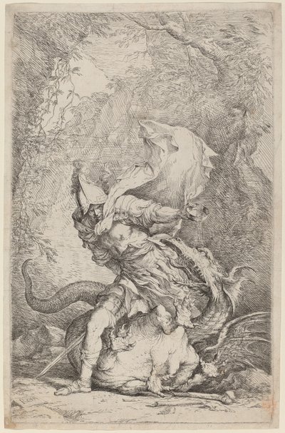 Jason és a sárkány alkotó: Salvator Rosa