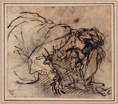Női tanulmány alkotó: Salvator Rosa