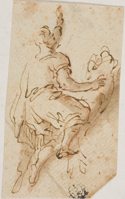Ember az oroszlánon alkotó: Salvator Rosa