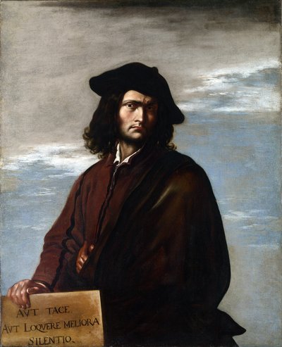 Önarckép, 1645 körül (olaj, vászon) alkotó: Salvator Rosa