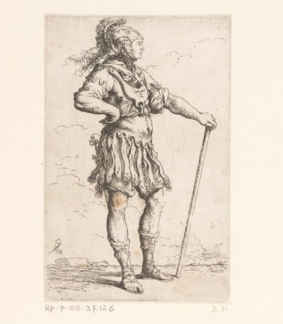 Katona bottal Kis figurák (sorozat címe) Figura (sorozat címe) alkotó: Salvator Rosa