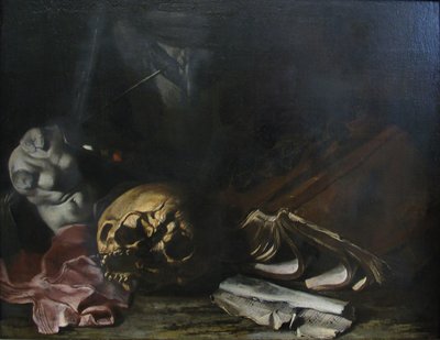 Csendélet alkotó: Salvator Rosa