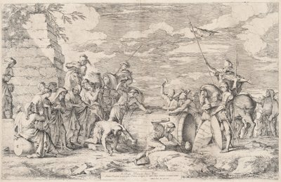 Atilius Regulus halála alkotó: Salvator Rosa