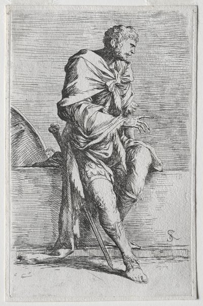 A figura sorozat: Figurina, 1656-57. alkotó: Salvator Rosa
