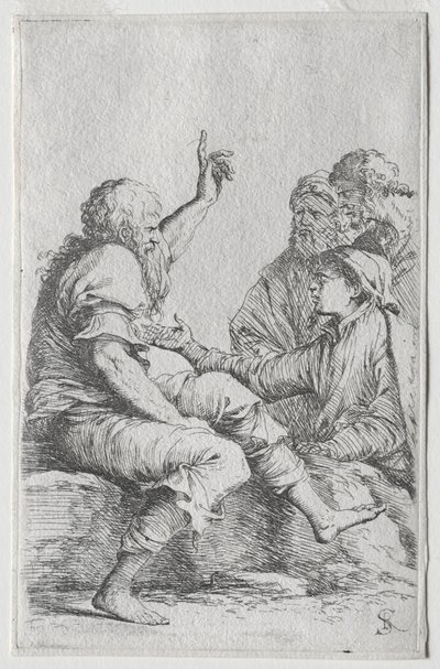 A figura sorozat: Figura, 1656-57. alkotó: Salvator Rosa
