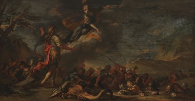 Théba alapítása alkotó: Salvator Rosa