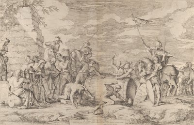 Marcus Atilius Regulus halála, akit a karthágói kádba szögeztek..., kb. 1661-62. alkotó: Salvator Rosa