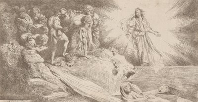 Lázár feltámadása, 1645. alkotó: Salvatore Castiglione