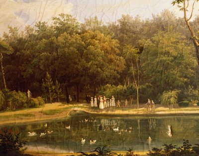Salvatore Fergola (1799-1877) halastó a Real Bosco-ban (Royal Wood) Porticiban alkotó: Salvatore Fergola