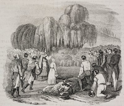 Bonaparte Napóleon temetése a Szent Helena szigeten, május 9 alkotó: Salvatore Puglia