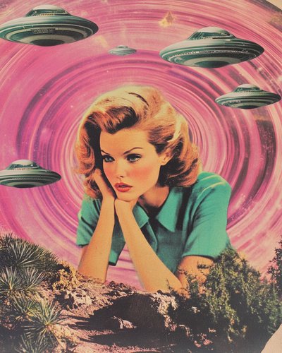 Retro sci-fi nő alkotó: Samantha Hearn