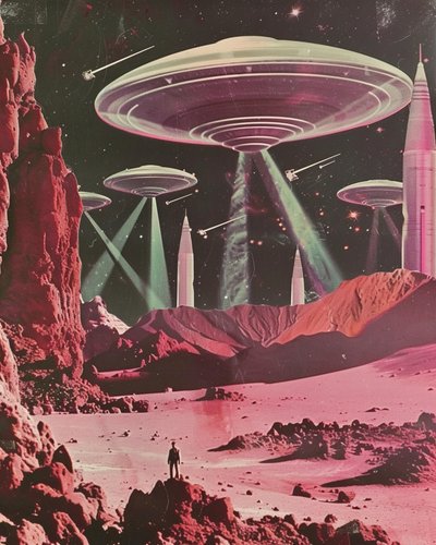 Retro sci-fi invázió alkotó: Samantha Hearn