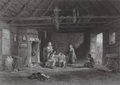 Ausztrália: Hut (metszet) alkotó: Samuel (after) Prout