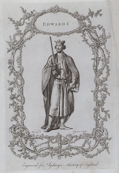 I. Edward (metszet) alkotó: Samuel (after) Wale