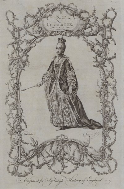 Charlotte királynő (metszet) alkotó: Samuel (after) Wale