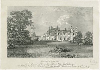 Drayton Bassett – „Drayton Manor”: litográfia, és [?19. század] (nyomtatott) alkotó: Samuel A. Rayner