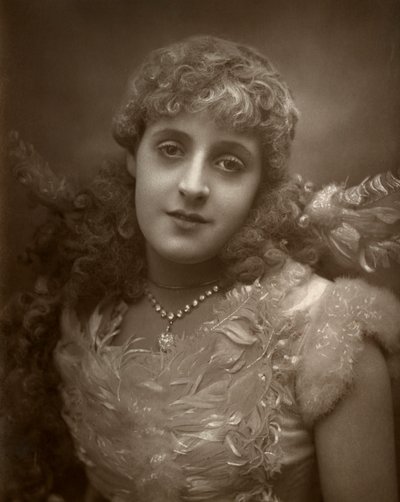 Phyllis Broughton brit színésznő, 1884 alkotó: Samuel A Walker