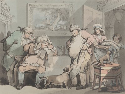 Studious Gluttons, 1788. október. alkotó: Samuel Alken