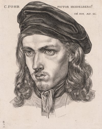 Carl Philipp Fohr portréja, 1818. alkotó: Samuel Amsler