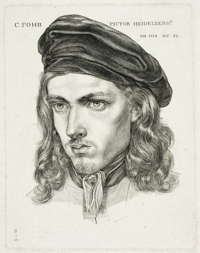 Karl Philip Fohr portréja alkotó: Samuel Amsler
