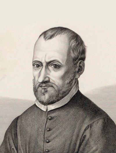 Giovanni Pierluigi da Palestrina zeneszerző portréja 1526-1594. alkotó: Samuel Amsler