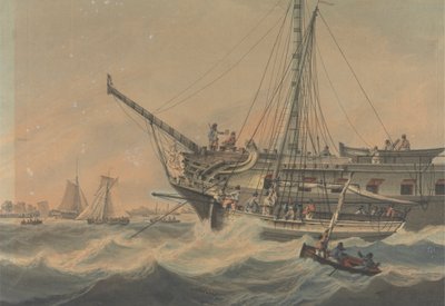 Háborús ember és hajózás a partokon alkotó: Samuel Atkins