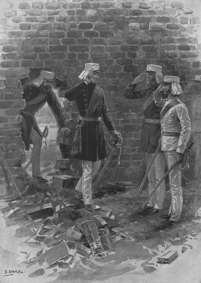 The Indian Mutiny, 1857-58:...aután a Relief of Lucknow...1857, 1901. alkotó: Samuel Begg