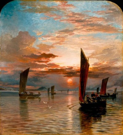 Naplemente a Forth felett alkotó: Samuel Bough