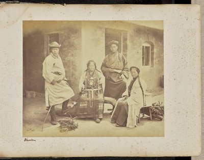 Darjeeling; bhutia csoport alkotó: Samuel Bourne